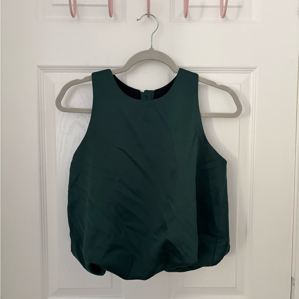 Zara Satin Balloon Top